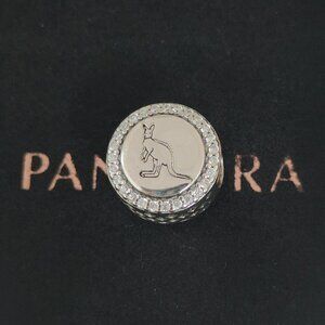 Pandora Australian Kangaroo Charm Bead S925 Silver with box